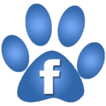 dog paw facebook icon